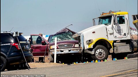 At least 13 'illegals' parish in Southern California car accident, 25 total were in SUV meant for 8