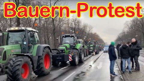 Der verschwiegene Protest – live auf der Bauern-Demo.
