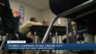 Hybrid learning in Baltimore City Public Schools