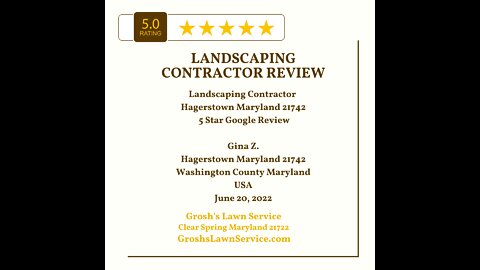 Landscape Company Hagerstown Maryland Review