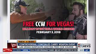 Free CCW class gaining attention on social media