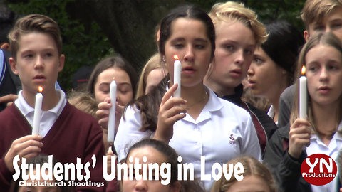 Christchurch Students' Uniting in Love Memorial after Mosque Shooting