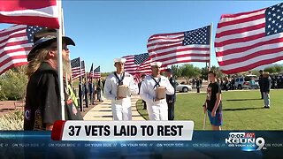 37 unclaimed veterans laid to rest in Arizona Veterans Memorial Cemetery