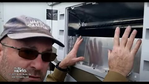 RV Refrigerator Cooling Performance Issues – Installing A Baffle To Shed Heat From The Cooling Unit.