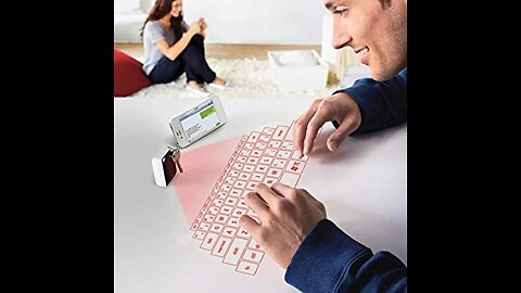 Microware Wireless Mini Projection Virtual Bluetooth Laser Keyboard 4 Smart Phone PC Laptop