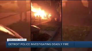 DPD searching for suspects in possible triple murder, arson