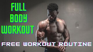 Full Body Bodybuilding Workout Routine