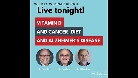 Vitamin D and Cancer, Diet, and Alzheimer's Disease: FLCCC Weekly Update (Nov 8, 2023)