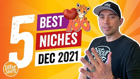 Top 5 Print on Demand Niches for December 2021 🔥 Use for Better Traffic & Increase Sales for FREE