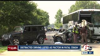Distracted driving listed as factor in fatal crash