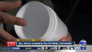 Bill would ban polystrene containers