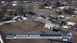 Homeless encampment at site of demolished Loveland home raises concerns for neighbors