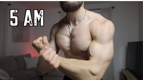 5 AM Home Chest Workout for beginners. #viral #workoutmotivation #gym