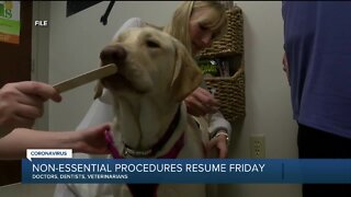 Non-essential procedures resume Friday