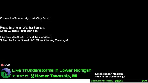 LIVE Chase Special Weather Statement in Southern Michigan