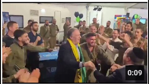Whilst thousands of children are killed in Gaza, Mike Pompeo dances with Israeli soldiers.