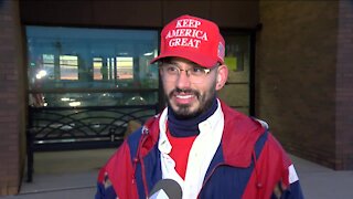 Voters react to President Trump's planned final push for support in Kenosha County