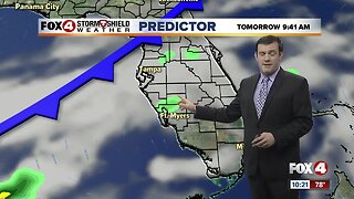 Forecast: Overnight and early morning showers will move inland Monday afternoon.