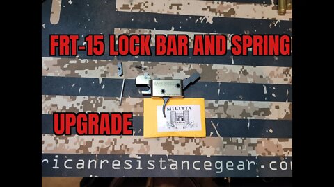 Rare Breed FRT 15 Locking Bar And Spring Upgrade !!!!!