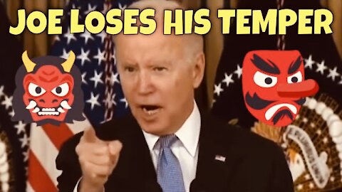 Biden LOST HIS TEMPER during Speech 😡👿