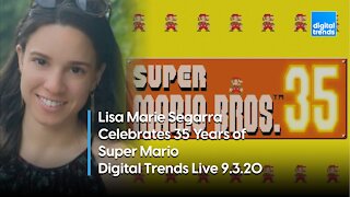 Lisa Marie Segarra Celebrates Super Mario's 35th