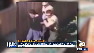 Two San Diego deputies on trial for excessive force
