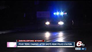 Shots fired near IMPD North District, teens arrested