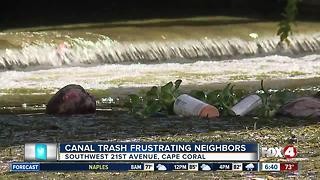 Fouled up canal in Cape Coral has neighbors upset