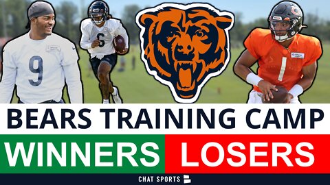 UPDATED Chicago Bears Training Camp Winners & Losers: Justin Fields, Kyler Gordon, Jaquan Brisker