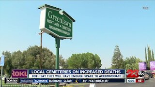 Local cemeteries on accommodating deceased individuals during a death spike in Kern County