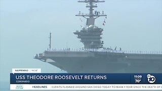 USS Theodore Roosevelt returns