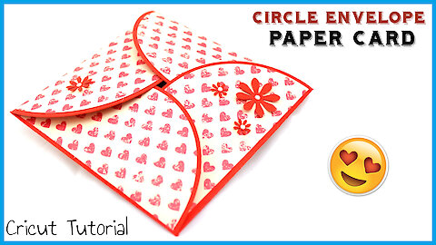 Paper craft tutorial: DIY circle envelope card