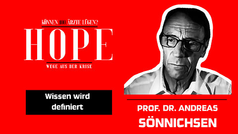 Prof. Dr. Andreas Sönnichsen - Wissen wird definiert
