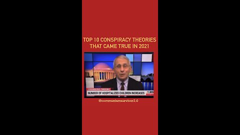 Top 10 Conspiracy Theories Proven True
