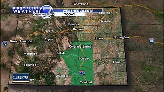 Rain across Colorado today could bring flooding to certain areas