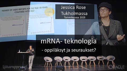 mRNA rokoteteknologia: oppiläksyistä ja seurauksista | Jessica Rose Tukholmassa 23.1.2023 (suom.)