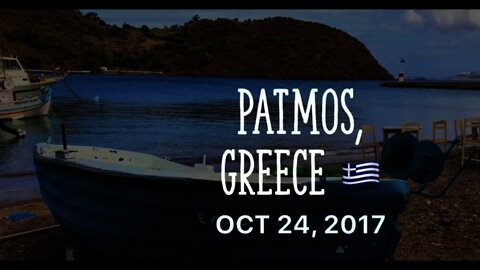 Beautiful Patmos Greece - Oct 2017