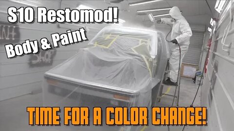 My 1989 Chevrolet S10 Build Finally Gets Painted! S10 Restomod Ep.28