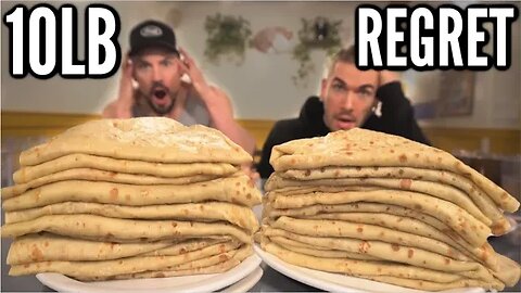 I Wish I NEVER Tried this DANGEROUS 10lb CREPE CHALLENGE (Over 300 Fails) | Full of Regret