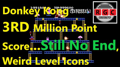 Donkey Kong 3rd Million Point Score - Retro Game Clipping