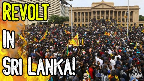 SHOCKING VIDEO: INSURRECTION In Sri Lanka! - President FORCED TO FLEE As Country Goes Bankrupt!