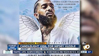 Candlelight vigil being held in San Diego for slain rapper