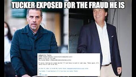 ET WILLIAMS - TUCKER CARSON EXPOSED AS HUNTER BIDEN SECRET EMAILS RELEASED BY LIN WOOD