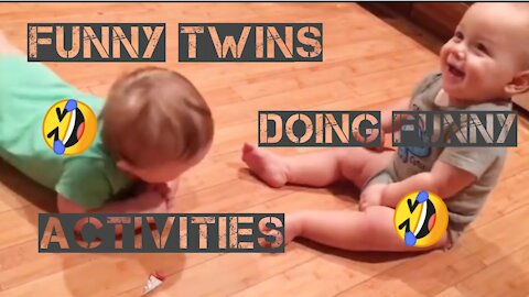 Twin Babies Making Fun of each other 🤣🤣😂😂