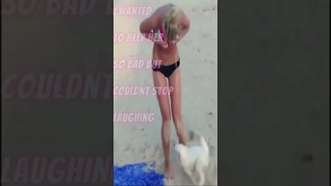 Funny Dog Unties Girlfriends top and I couldnt help #shorts #funnyydogvideos