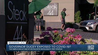 Governor Ducey exposed to COVID-19?