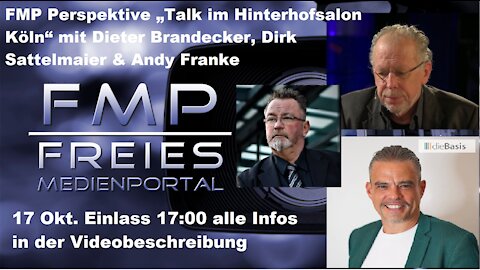 FMP Perspektive „Talk im Hinterhofsalon“ mit D.Brandecker, D. Sattelmaier, A. Franke