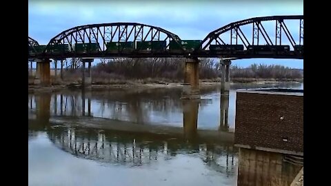 Railroad Bridge at Blair, NE over the Missouri River