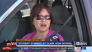 Sad but not shocking: Parents react to stabbing at Clark High School