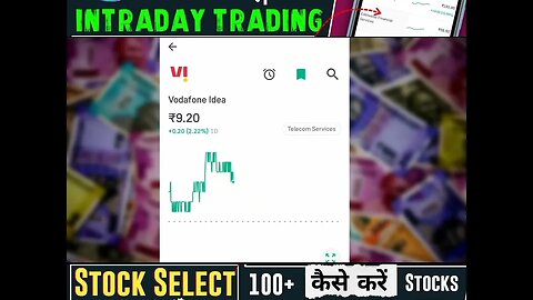 How to select stocks for intraday